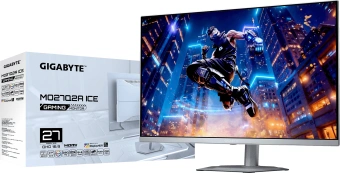 Монитор Gigabyte 26.5" MO27Q2A ICE черный QD OLED LED 16:9 HDMI M/M матовая HAS Piv 1500000:1 1000cd 178гр/178гр 2560x1440 280Hz G-Sync FreeSync Premium Pro DP QHD USB 6.59кг - купить недорого с доставкой в интернет-магазине