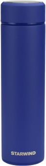 Термос Starwind 22-500/1 0.45л. синий картонная коробка - купить недорого с доставкой в интернет-магазине