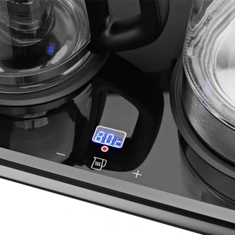 Чайный набор Kitfort КТ-6776 1.8л. 2200Вт черный/нержавеющая сталь корпус: Металл/стекло/пластик - купить недорого с доставкой в интернет-магазине