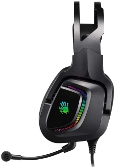Наушники с микрофоном A4Tech Bloody G570 черный/серый 2м мониторные USB оголовье (G570 (BLACK+GREY) USB) - купить недорого с доставкой в интернет-магазине