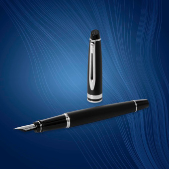 Ручка перьев. Waterman Expert 3 (S0951860) Matte Black CT M сталь нержавеющая подар.кор. - купить недорого с доставкой в интернет-магазине