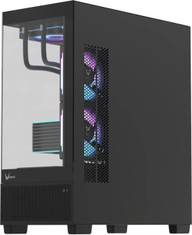Корпус Formula Crystal E1 Floe черный без БП ATX 5x120mm 3x140mm 2xUSB3.0 1xUSB3.1 audio bott PSU - купить недорого с доставкой в интернет-магазине