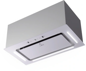 Вытяжка встраиваемая Lex Aura 600 Inverter WH белый управление: сенсорное (1 мотор) - купить недорого с доставкой в интернет-магазине