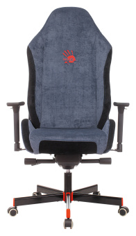 Кресло игровое A4Tech Bloody GC-470 синий с подголов. крестов. металл - купить недорого с доставкой в интернет-магазине