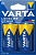 Батарея Varta Longlife power LR20 BL2 Alkaline D (2шт) блистер