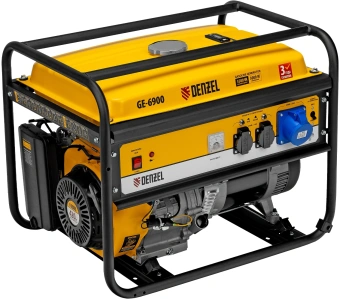 Генератор Denzel GE 6900 5.5кВт - купить недорого с доставкой в интернет-магазине