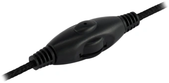Наушники с микрофоном Оклик HS-M200 черный 1.8м накладные оголовье (1532011) - купить недорого с доставкой в интернет-магазине