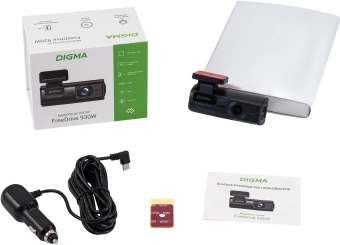 Видеорегистратор Digma FreeDrive 930W черный 4Mpix 1440x2560 2160p 170гр. Allwinner - купить недорого с доставкой в интернет-магазине