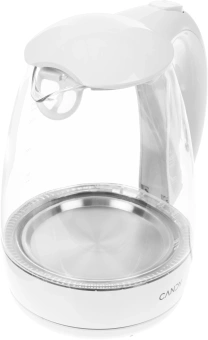Чайник электрический Candy CK-300 1.8л. 2200Вт белый корпус: Металл/стекло/пластик - купить недорого с доставкой в интернет-магазине