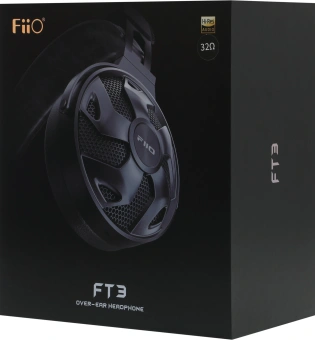 Наушники мониторные Fiio FT3 3м черный проводные оголовье - купить недорого с доставкой в интернет-магазине