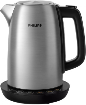 Чайник электрический Philips HD9359 1.7л. 2200Вт нержавеющая сталь корпус: металл/пластик (HD9359/90) - купить недорого с доставкой в интернет-магазине