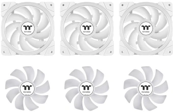 Система водяного охлаждения Thermaltake MAGFloe 420 Ultra Snow ARGB Soc-AM5/AM4/1200/1700/1851 белый 4-pin 34.5-38.8dB Al LCD 360W Ret (CL-W452-PL14SW-A) - купить недорого с доставкой в интернет-магазине