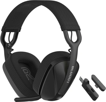 Наушники с микрофоном A4Tech Bloody GR280 Sports черный мониторные BT/Radio/3.5mm оголовье (GR280 SPORTS) - купить недорого с доставкой в интернет-магазине