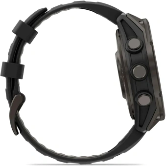 Смарт-часы Garmin Fenix 8 Pro 1.4" AMOLED корп.серый рем.черный (010-03198-01) - купить недорого с доставкой в интернет-магазине