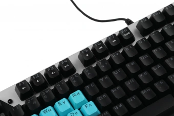Клавиатура A4Tech B865 механическая серый/черный USB for gamer LED (B865 ICE BLUE) кабель 1.8м - купить недорого с доставкой в интернет-магазине