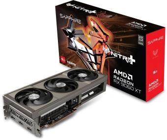Видеокарта Sapphire PCI-E 5.0 11350-01-20G NITRO+AMD RADEON RX 9060 XT GAMING OC 16GB DUAL AMD Radeon RX 9060XT 16Gb 128bit GDDR6 2780/20000 HDMIx2 DPx1 HDCP Ret - купить недорого с доставкой в интернет-магазине