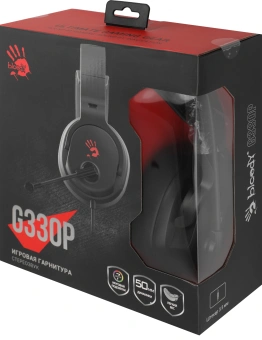 Наушники с микрофоном A4Tech Bloody G330p черный 2м мониторные оголовье (G330P) - купить недорого с доставкой в интернет-магазине