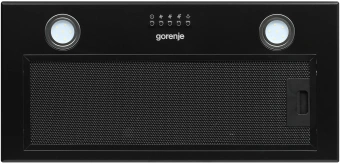 Вытяжка встраиваемая Gorenje BHI626E6B черный управление: кнопочное (1 мотор) - купить недорого с доставкой в интернет-магазине
