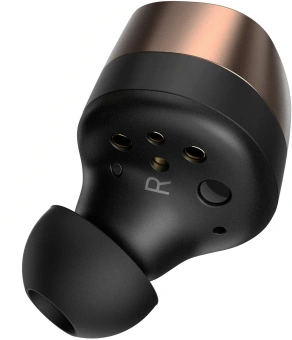Гарнитура внутриканальные Sennheiser Momentum True Wireless 4 черный/медный беспроводные bluetooth в ушной раковине (700367 MTW4 BLACK COPPER) - купить недорого с доставкой в интернет-магазине