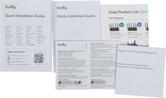 Роутер беспроводной Cudy WR3000P AX3000 100/1000/2500BASE-T белый - купить недорого с доставкой в интернет-магазине