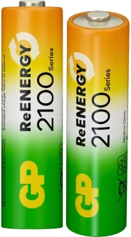 Аккумулятор GP 210AAHCRGY-2CRCB2 AA NiMH 2000mAh (2шт) - купить недорого с доставкой в интернет-магазине