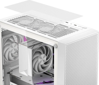 Корпус PcCooler C3B310 WH белый без БП mATX 8x120mm 4x140mm 1xUSB2.0 1xUSB3.0 audio bott PSU - купить недорого с доставкой в интернет-магазине