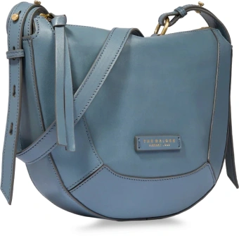 Сумка женская The Bridge Fedora 04320501/KP голубая натур.кожа - купить недорого с доставкой в интернет-магазине