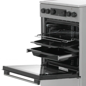 Плита Электрическая Gorenje GEC5C40XAOT серый стеклокерамика (без крышки) - купить недорого с доставкой в интернет-магазине
