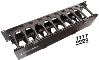 Кабельный органайзер Lanmaster LAN-ORG-PF/S-1U пальцы 1U шир.:19" глуб.:106мм - купить недорого с доставкой в интернет-магазине