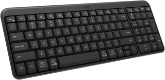 Клавиатура Logitech K250 графитовый беспроводная BT slim Multimedia (920-013452) - купить недорого с доставкой в интернет-магазине