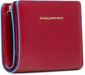 Кошелек женский Piquadro Blue Square PD6660B2R/R красный натур.кожа - купить недорого с доставкой в интернет-магазине