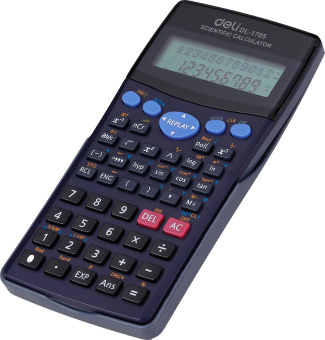 Калькулятор научный Deli E1705 черный 10+2-разр. - купить недорого с доставкой в интернет-магазине