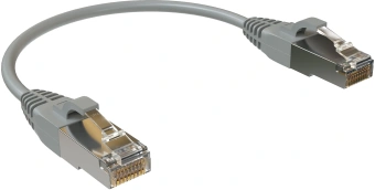 Патч-корд Sysmatrix PC 4545.5ES26.015LSZHGY F/UTP RJ-45 вил.-вилка RJ-45 кат.5E 0.15м серый LSZH - купить недорого с доставкой в интернет-магазине