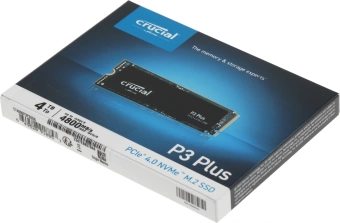Накопитель SSD Crucial PCIe 4.0 x4 4TB CT4000P3PSSD8 P3 Plus M.2 2280 - купить недорого с доставкой в интернет-магазине