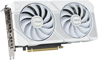 Видеокарта Asus PCI-E 5.0 DUAL-RTX5060TI-O16G-WHITE NVIDIA GeForce RTX 5060TI 16Gb 128bit GDDR7 2602/28000 HDMIx1 DPx3 HDCP Ret - купить недорого с доставкой в интернет-магазине