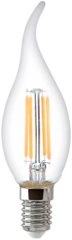 Лампа филам. Thomson Filament TH-B2336 7Вт цок.:E14 свеча 220B св.свеч.бел.хол. Tail Candle (упак.:1шт) - купить недорого с доставкой в интернет-магазине