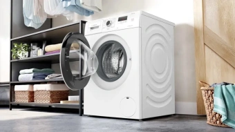 Стиральная машина Bosch Serie 2 WGE03200BY пан.англ. класс: A загр.фронтальная макс.:8кг белый инвертор - купить недорого с доставкой в интернет-магазине