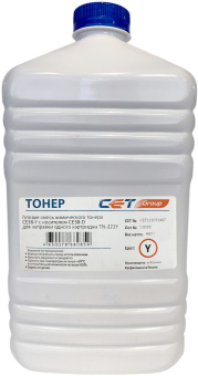 Тонер Cet CE38-Y CET111071467 желтый бутылка 467гр. для принтера KONICA MINOLTA Bizhub C227/287 - купить недорого с доставкой в интернет-магазине