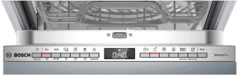 Посудомоечная машина встраив. Bosch Serie 4 SPV4EMX10E узкая серебристый - купить недорого с доставкой в интернет-магазине