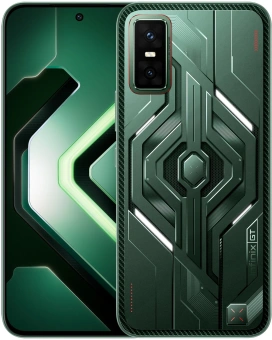 Смартфон Infinix X6876 GT 30 256Gb 8Gb зеленый моноблок 3G 4G 2Sim 6.78" 1224x2720 Android 15 64Mpix 802.11 a/b/g/n/ac/ax NFC GPS Protect FM - купить недорого с доставкой в интернет-магазине