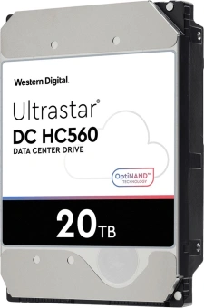 Жесткий диск WD SATA-III 20TB 0F38785 WUH722020BLE6L4 Server Ultrastar DC HC560 (7200rpm) 512Mb 3.5" - купить недорого с доставкой в интернет-магазине