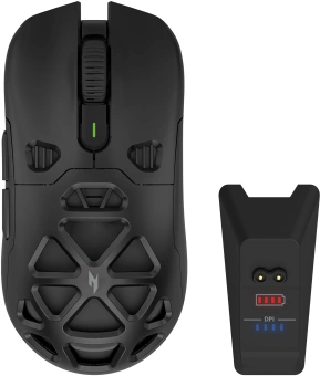 Мышь Acer Nitro OMR404 черный оптическая 6400dpi беспров. BT/Radio USB 6but (ZL.MCEEE.02T) - купить недорого с доставкой в интернет-магазине