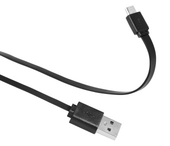 Кабель SunWind USB (m)-micro USB (m) 1м черный плоский - купить недорого с доставкой в интернет-магазине