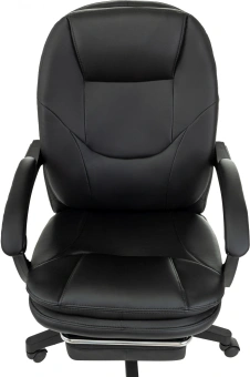 Кресло руководителя Бюрократ CH-868N-F черный эко.кожа крестов. пластик подст.для ног - купить недорого с доставкой в интернет-магазине