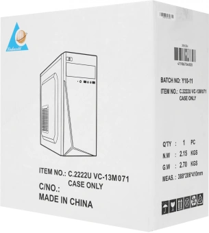 Корпус LinkWorld VC-13M171 М0 черный без БП mATX 1x80mm 1x120mm 2xUSB2.0 audio - купить недорого с доставкой в интернет-магазине