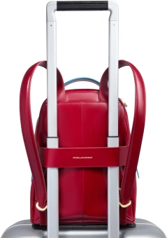 Рюкзак женский Piquadro Blue Square CA6677B2/R красный натур.кожа - купить недорого с доставкой в интернет-магазине
