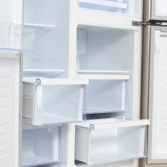 Холодильник Hyundai CS5073FV 3-хкамерн. шампань инвертер - цена, купить или заказать с доставкой в интернет-магазине Холодильник Hyundai CS5073FV 3-хкамерн. шампань инвертер - купить недорого с доставкой в интернет-магазине