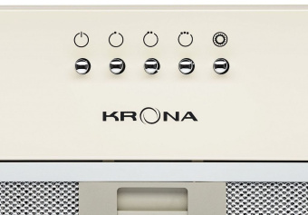 Вытяжка встраиваемая Krona Runa 600 PB слоновая кость управление: кнопочное (1 мотор) - купить недорого с доставкой в интернет-магазине
