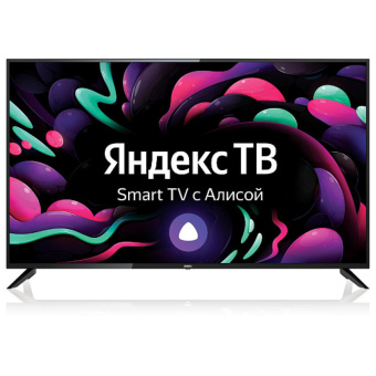 Телевизор LED BBK 50" 50LEX-8232/UTS2C (B) Яндекс.ТВ черный 4K Ultra HD 60Hz DVB-T2 DVB-C DVB-S2 USB WiFi Smart TV (RUS) - купить недорого с доставкой в интернет-магазине