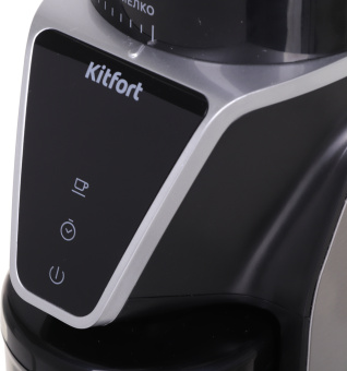 Кофемолка Kitfort КТ-784 165Вт сист.помол.:жернова вместим.:100гр черный - купить недорого с доставкой в интернет-магазине